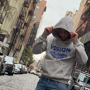Vision "Wolf" Logo Hoodie NWT